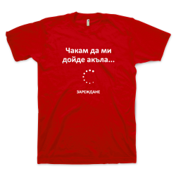 Чакам да ми дойде акъла (размер 4XL, мъжка)