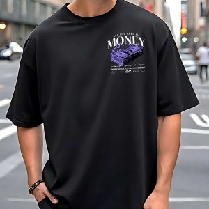 Oversize тениска Money Friend Forever