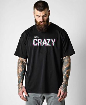 Oversize тениска - 99% Crazy